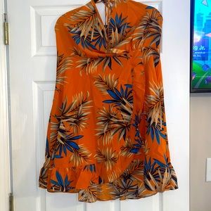 Women’s Backless Mini Wrap Dress